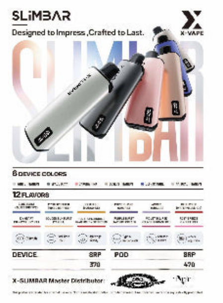 Slimbar / 15000 / X vape XVape slim bar